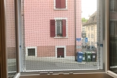 cadre avec filet coulissant - fermé