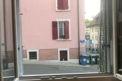 cadre avec filet coulissant - ouvert