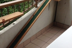 Rampe d'accès au poste VIP...