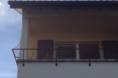 Protection de balcon - enveloppement de la rembarde