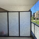 Installation hybride: percement de trous uniquement sur les éléments en béton