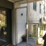 cadre_pour porte_avec_filet_de_securite_pour_chat